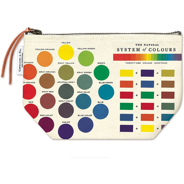 Cavallini & Co. Vintage Pouch Color Wheel