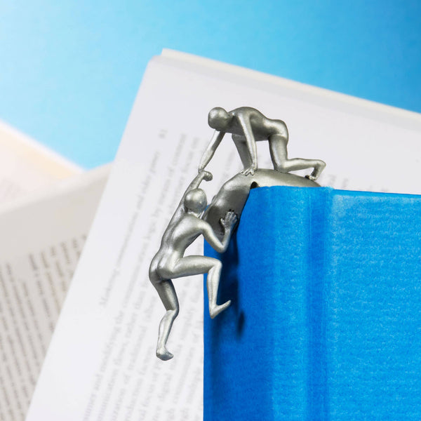 Cliffhanger Bookmark / Page Marker Silver