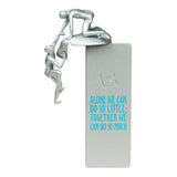 Cliffhanger Bookmark / Page Marker Silver