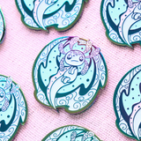 Cosmic Axolotl Enamel Pin