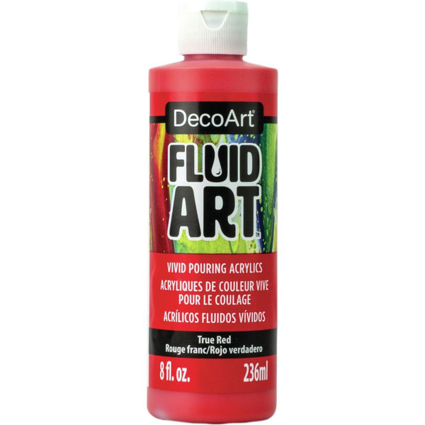 50% OFF True Red FluidArt Ready-To-Pour Acrylic Paint 8oz