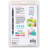 Dual Brush Pen Art Markers Tropical 10-Pack