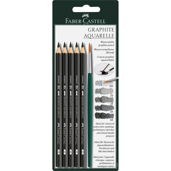 Graphite Aquarelle Pencils - Package of 5