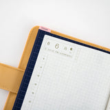 Hobonichi Pencil Board for Weeks Size (Navy x Pink)