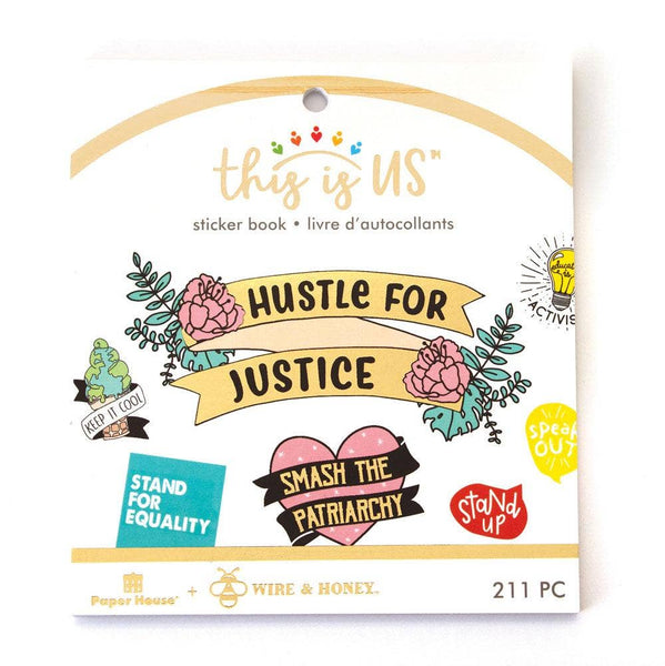 Changing the world for the better is more important now than ever before, and this Wire and Honey sticker book will help you keep all of the important causes top of mind. Add a little bit of activism to your planners and projects, then share your work with the world to spread the message.