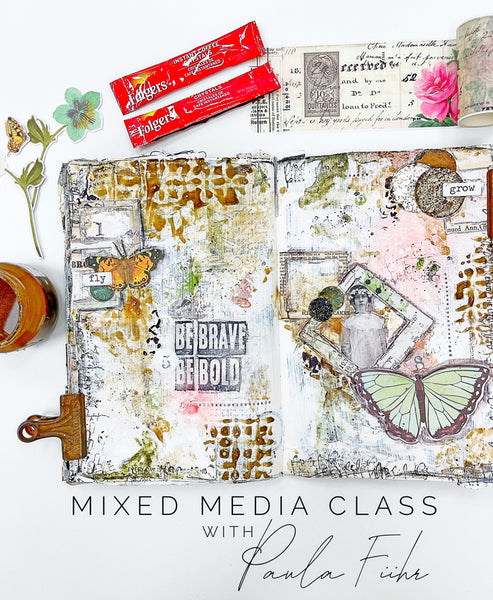 Mixed Media Workshop with Paula Fiihr - Make Your Own Coffee Texture Paste