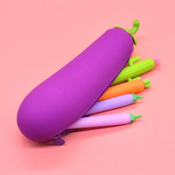 Eggplant Pen Pouch Pencil Case