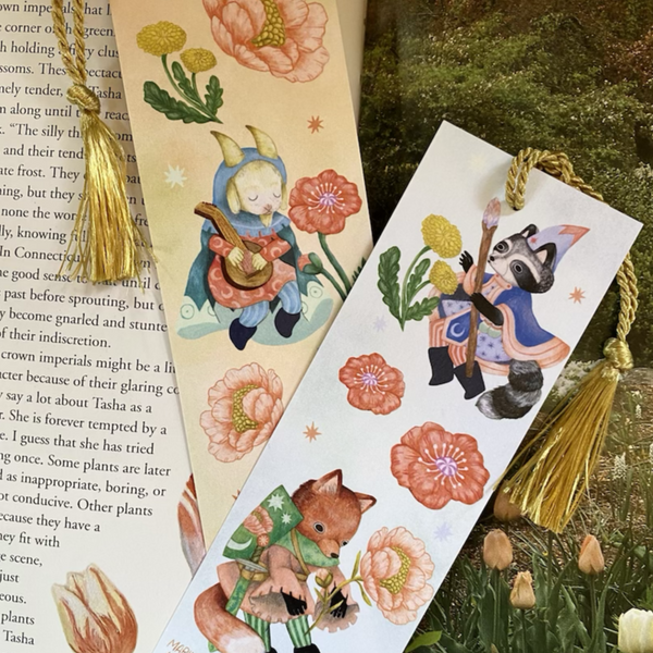 Knight, Wizard, Bard Bookmark Marika Paz Illustration