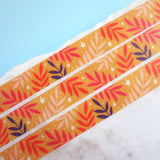 Leaf Fronds Washi Tape Mustard