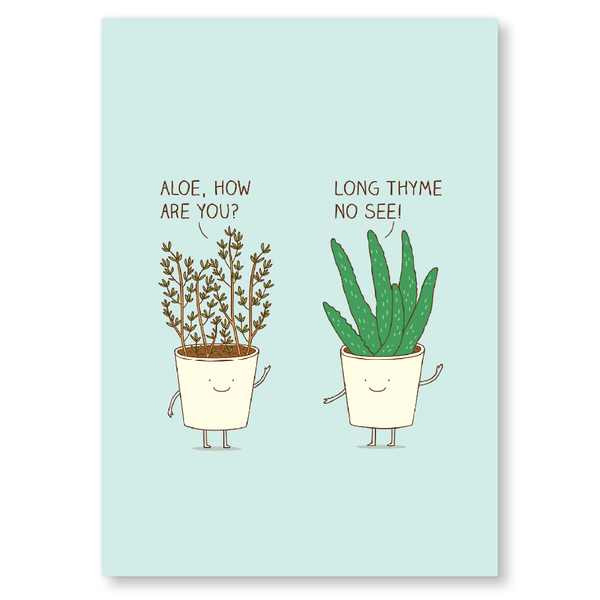 Long Thyme Postcard