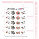 No Spend 2.0 Planner Sticker