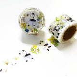 Panda Waltz 小徑文化×Liang Feng Watercolor Path Round Top Masking Tape