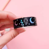 Magic Moon Holographic Silver Foil Washi Tape