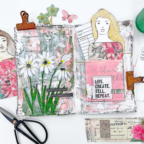 Mixed Media Junk Journaling with Paula Fiihr