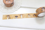 Mushroom Forage Washi Tape Autumn