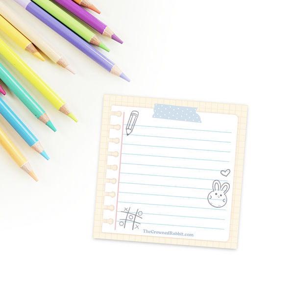 Notebook Page Doodle Memo Pad