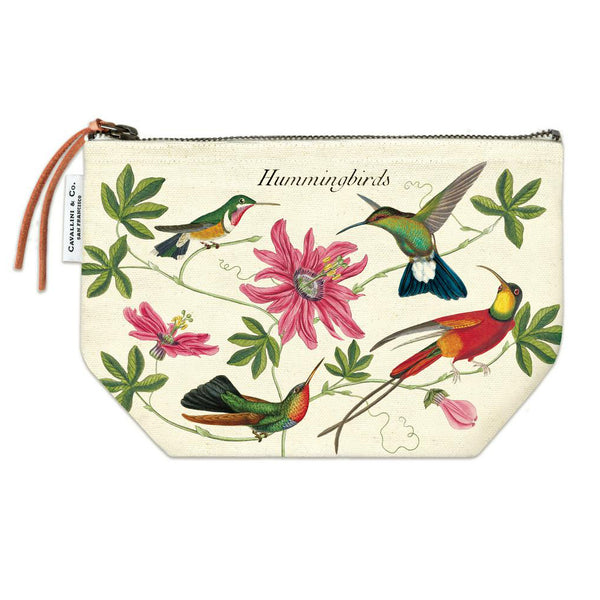 Hummingbirds Vintage Pouch Cavallini & Co.