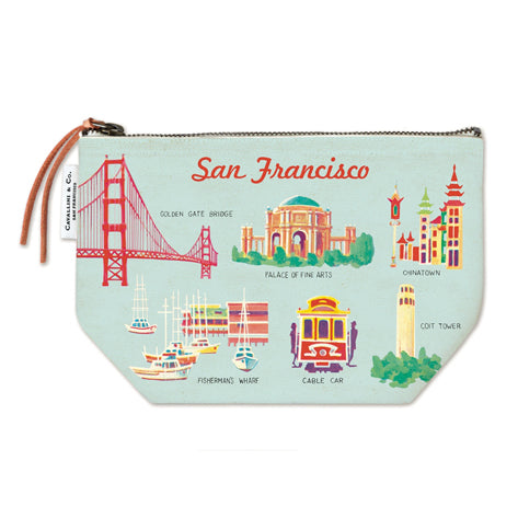 Cavallini & Co. Vintage Pouch San Francisco