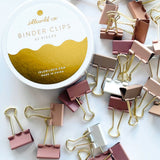 Rosy Nude Binder Clips