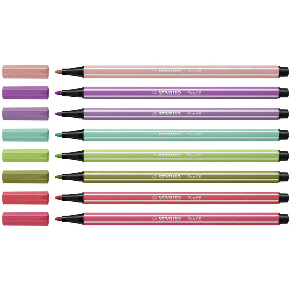 menu Relatieve grootte rekenmachine Stabilo Pen 68 Marker Wallet Set 8-Color Set – Little Craft Place
