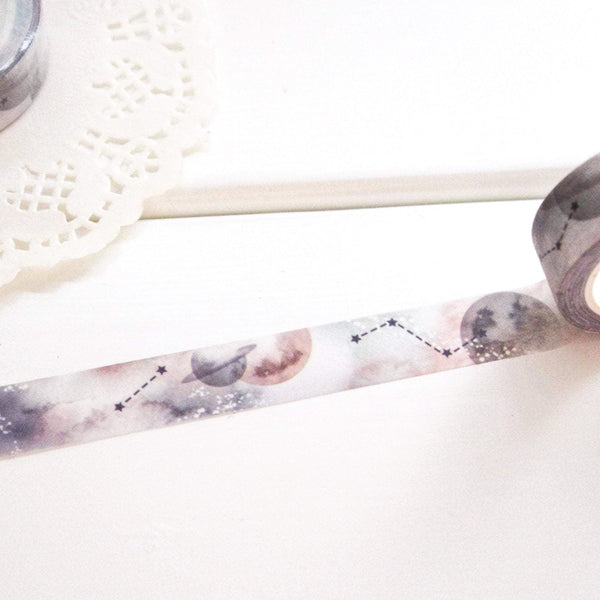 Selene Washi Tape Galaxy and Moon