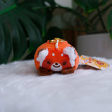 Super Fluffy Red Panda Keychain Plushie