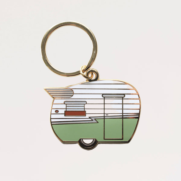 Vintage Camper Keychain