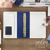 Navy Floral A5 Planner Kit Color Crush Webster's Pages • FREE WASHI TAPE