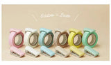 Washi Tape Cutter Pastel Green Kokuyo Karu Cut (for 10 - 15mm)