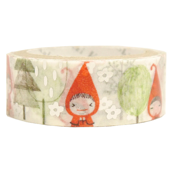 Red Riding Hood with Big Bad Wolf Shinzi Katoh Japanese Masking Tape