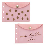 PVC Pocket Pouch A5 Pink