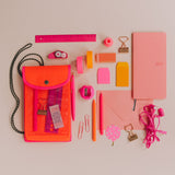 Hobonichi Weeks Case Mokku (Neon Orange x Neon Pink)