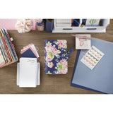 Navy Floral A5 Planner Kit Color Crush Webster's Pages • FREE WASHI TAPE