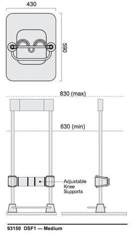 healthtec Dynamic standing frame, standing frame for children with disabilities, kids standing frame, paediatric standing frame