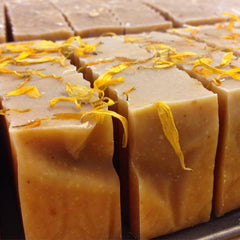 Honey and beeswax all natural soaps handmade by Honey Bee Beautiful