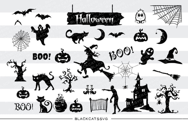 Big Pack For Halloween 31 Svg File Cutting File Clipart In Svg Eps Blackcatssvg