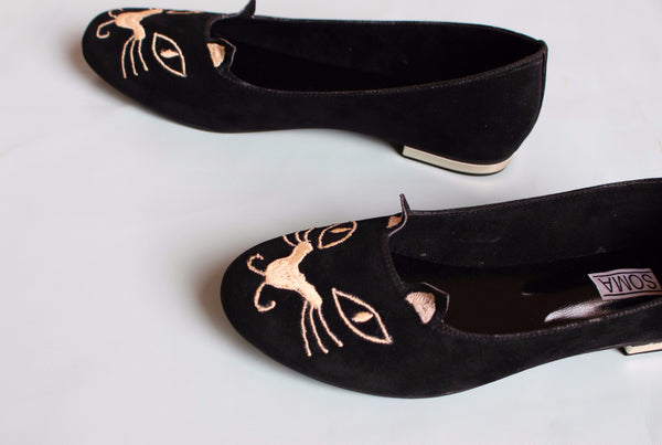 Kitty Face Loafers - Kitty Shoes - Cat 