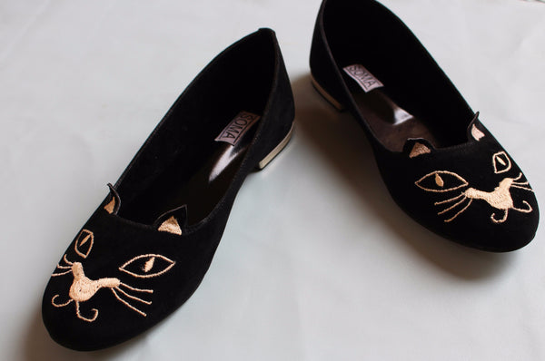 Kitty Face Loafers - Kitty Shoes - Cat 