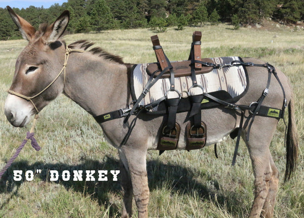 miniature sawbuck cinchas 20" Leather Cinch Mini Donkey Horse Pack saddle