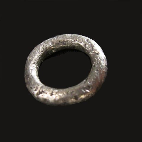 Bespoke reticulated silver ring by Laura Nelson - Contemporary Jewellery