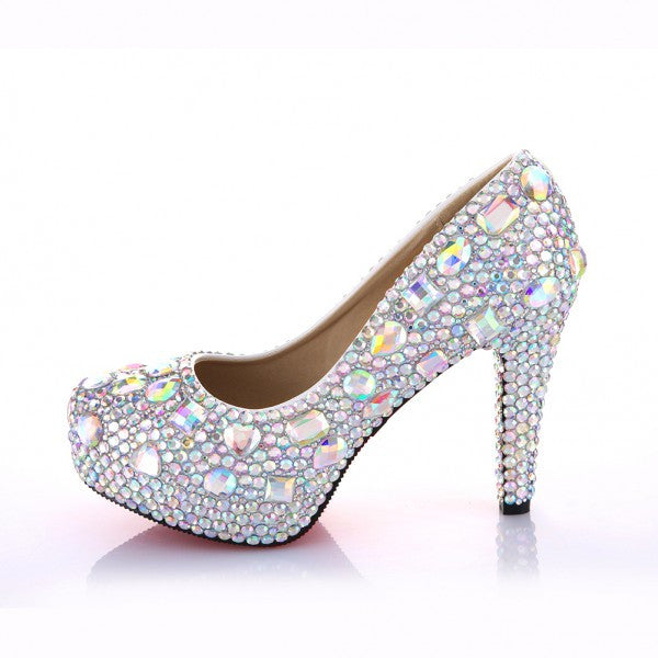 ab crystal shoes