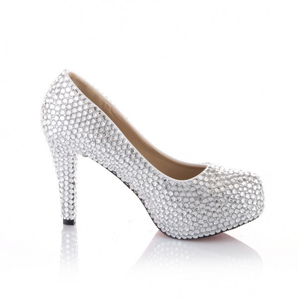 silver prom shoes low heel
