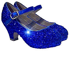 royal blue mary jane heels