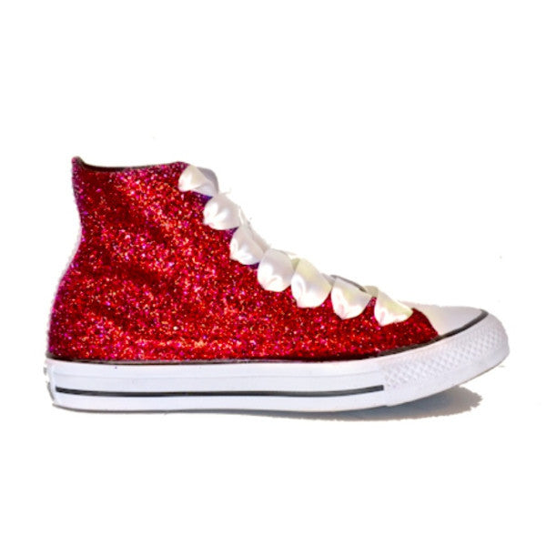 red sequin converse high tops