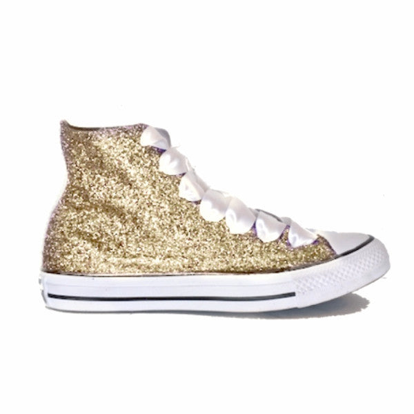 converse high tops glitter