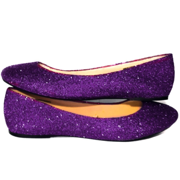 sequin ballet shoes