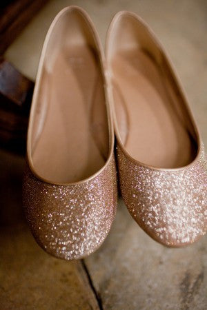 bronze ballet shoes