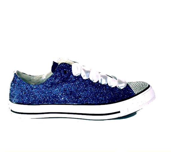sparkling converse sneakers