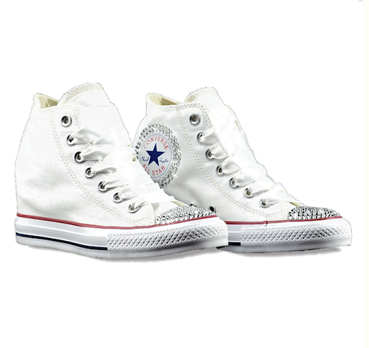 wedding converse heels