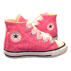 childrens pink sparkly shoes